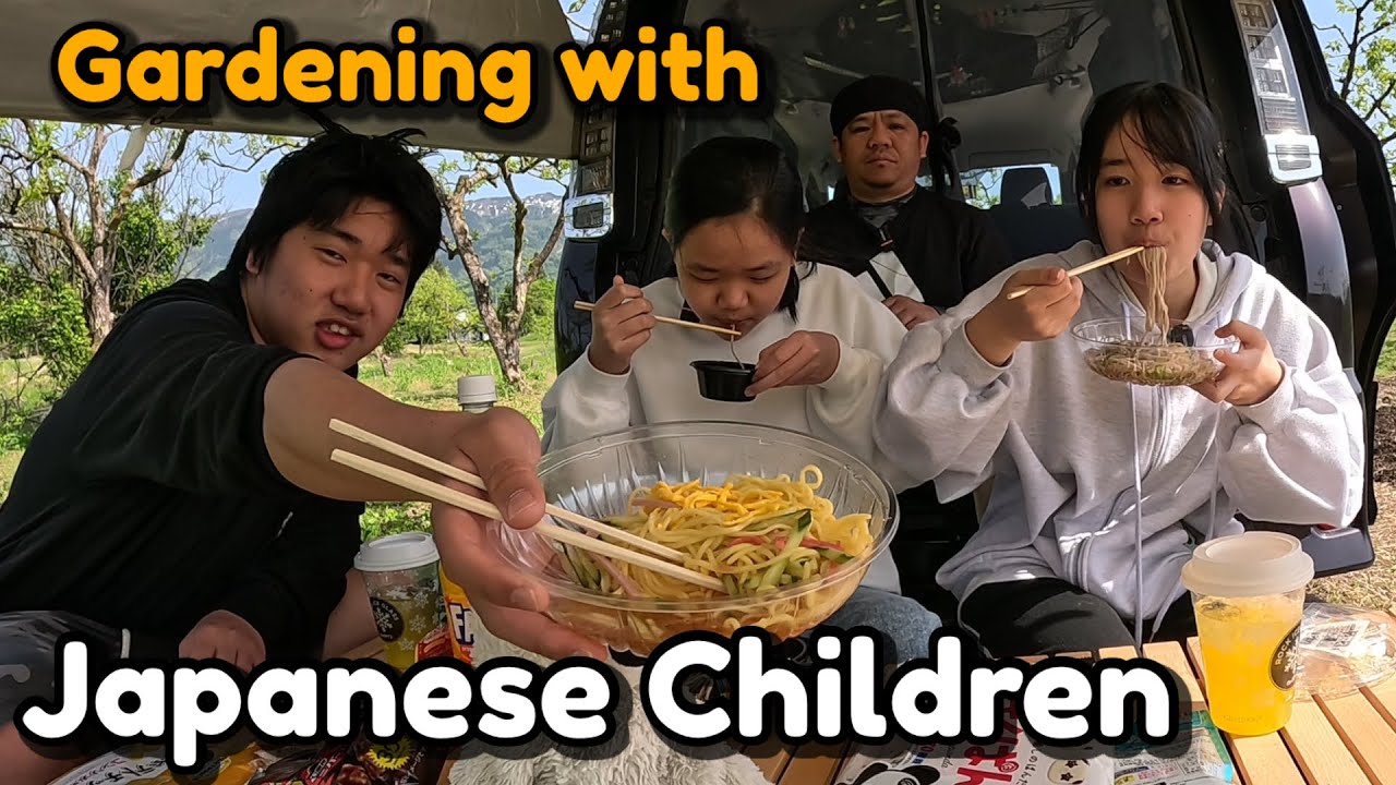Japanese Children Helping Me in our mini FARM | HONDA for FARMING | Filipino Single Father in Japan