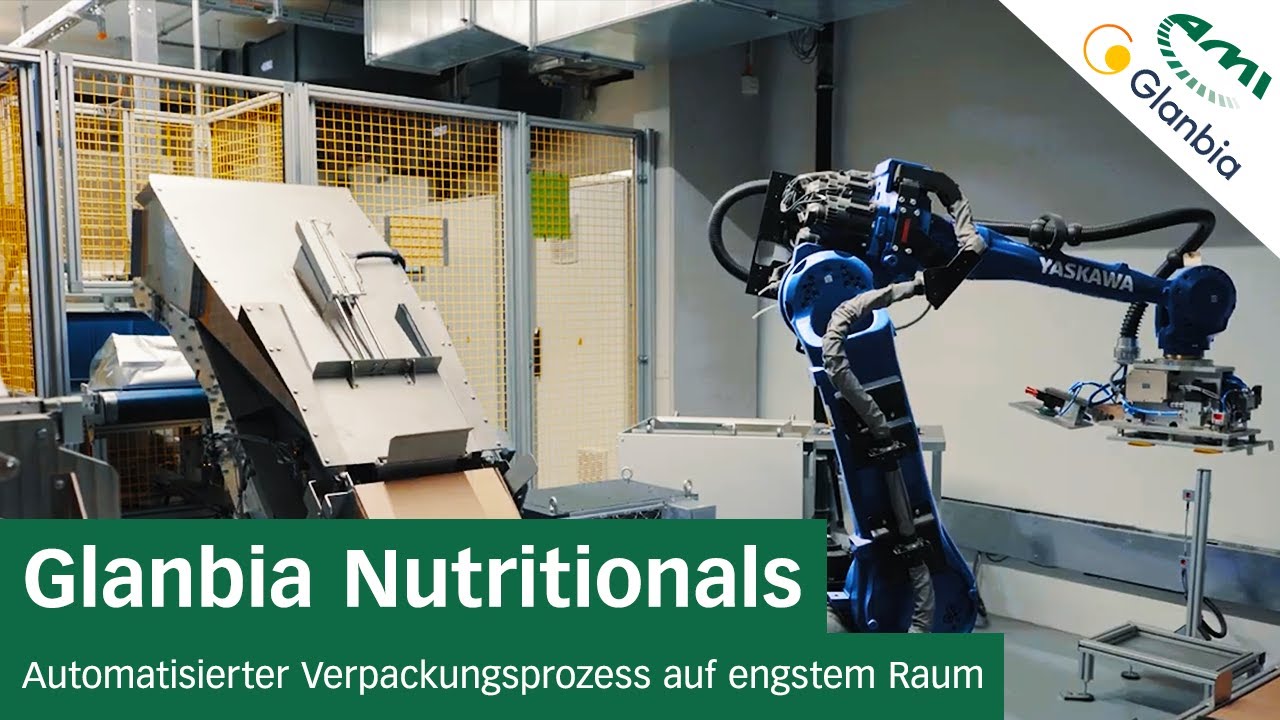 Glanbia Nutritionals - Automatisierter Verpackungsprozess auf engstem Raum von AMI