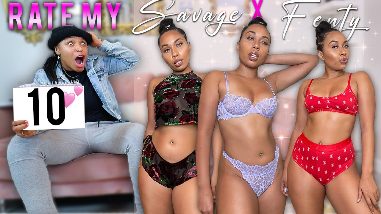 Моя девушка оценивает мои сексуальные SAVAGE X FENTY | Натали Оделл