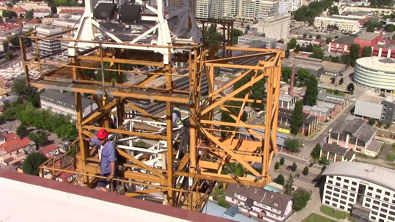 Demontáž posledného žeriavu KLINGERKA (06.07.2021)