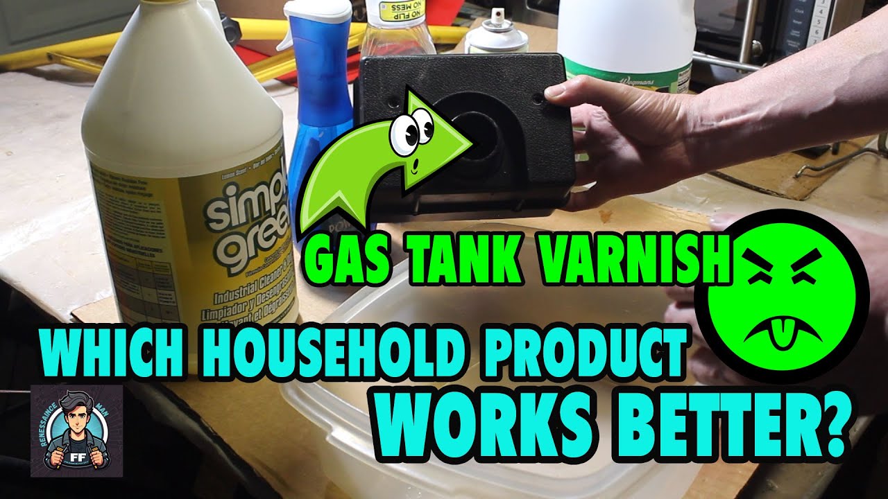 WHICH COMMON HOUSEHOLD PRODUCT IS BETTER AT REMOVING GAS TANK VARNISH? (STICKY SLUDGE)