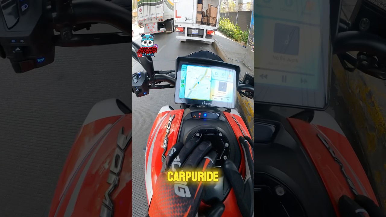 Una pantalla CarPlay para tu moto? #carpuride #gps #motovlog #jerryder #observacionesdiarias #bajaj