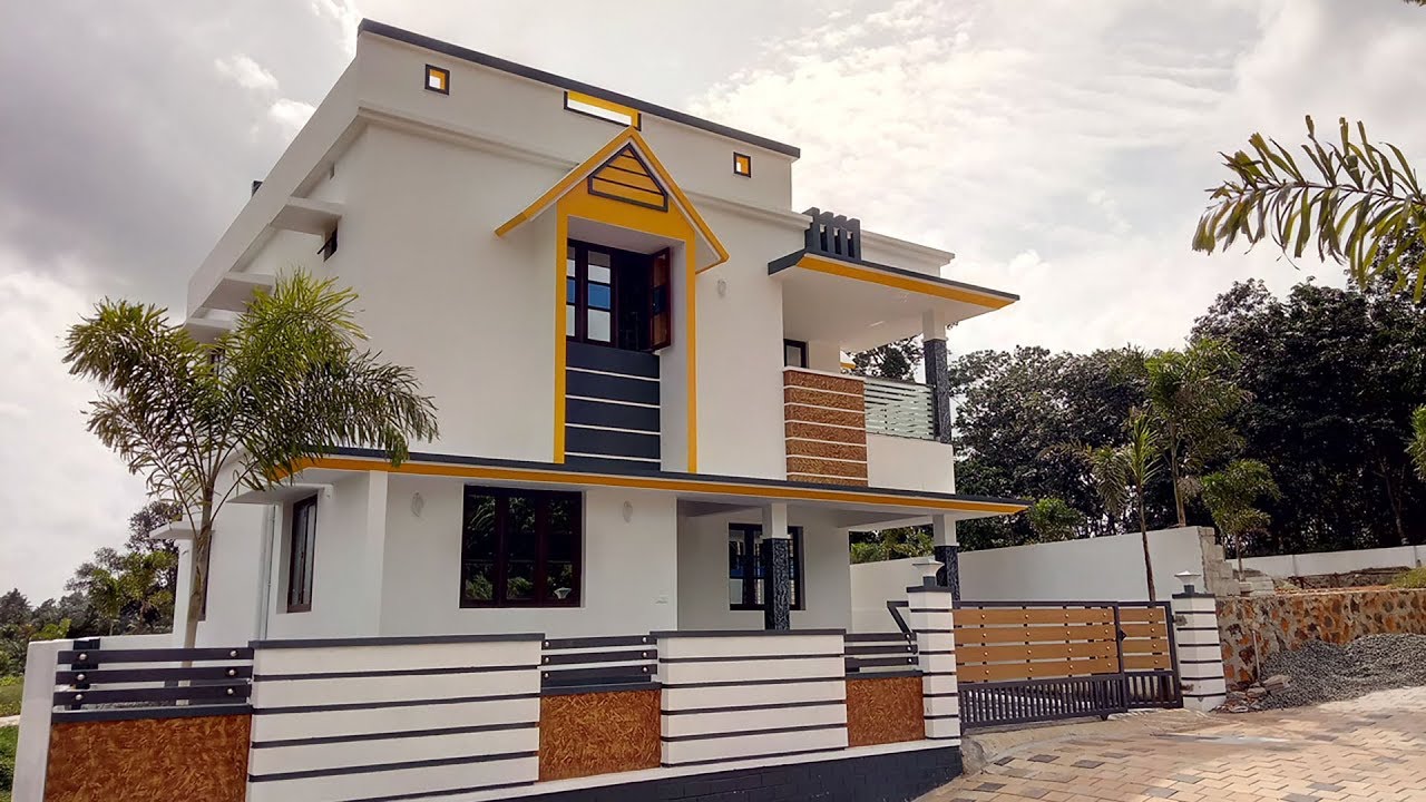 New House for sale 5cent 1650 qft 3attached bed room with LED, False ceiling 51 Lakhs NewCastle