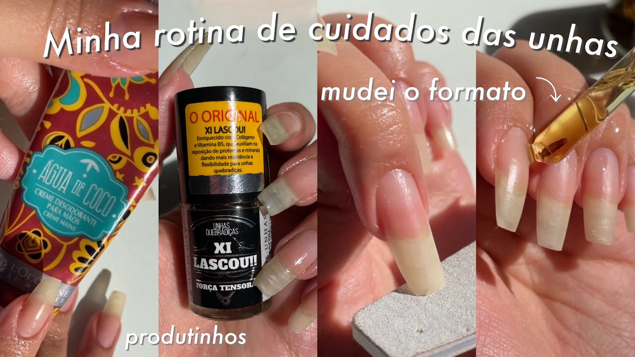 MINHA ROTINA DE CUIDADOS DAS UNHAS| Nail care day💅🏻🫧