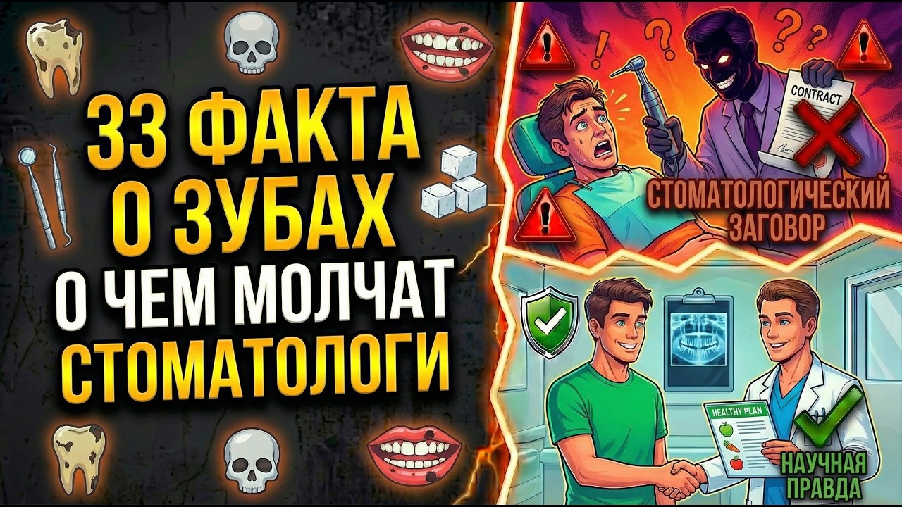 33 факта о ваших зубах, которые стоматологи вам не расскажут
