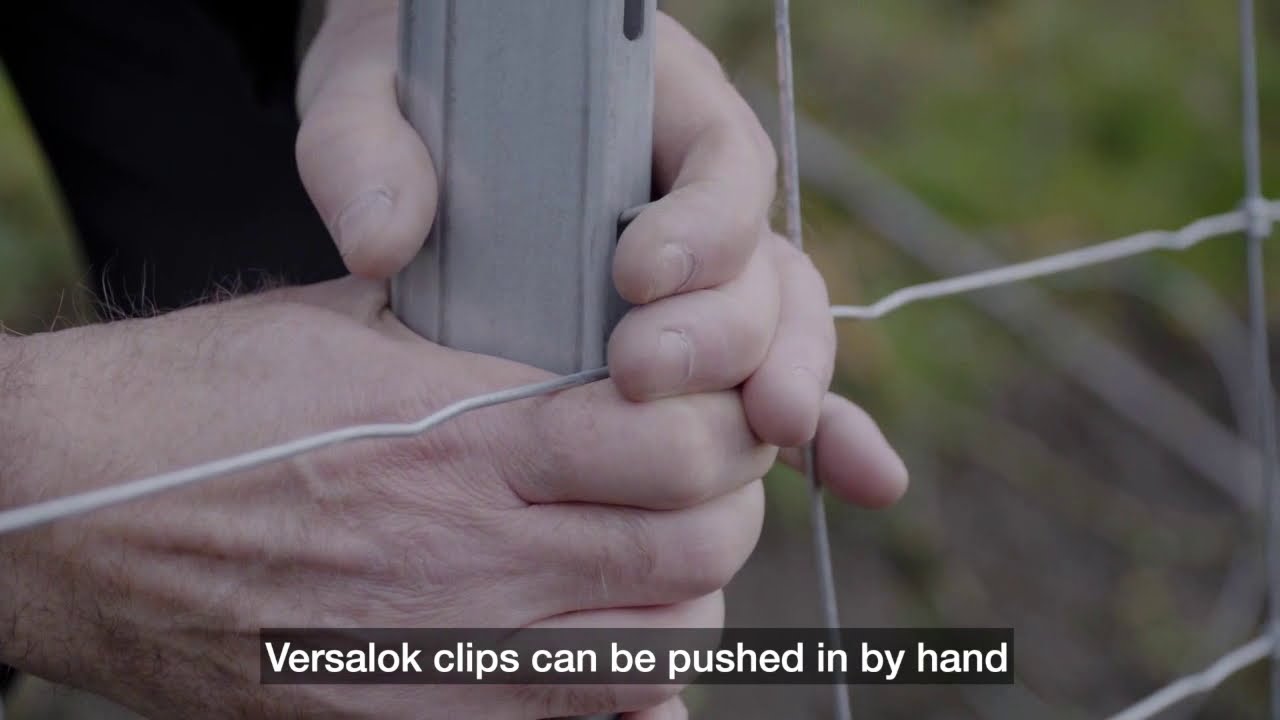 Versalok metal intermediate fence posts by Hampton Steel Ltd