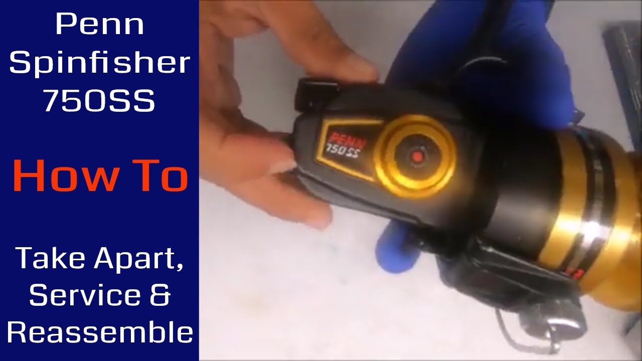 Рыболовная катушка Penn Spinfisher 750SS — как разобрать, обслужить и собрать