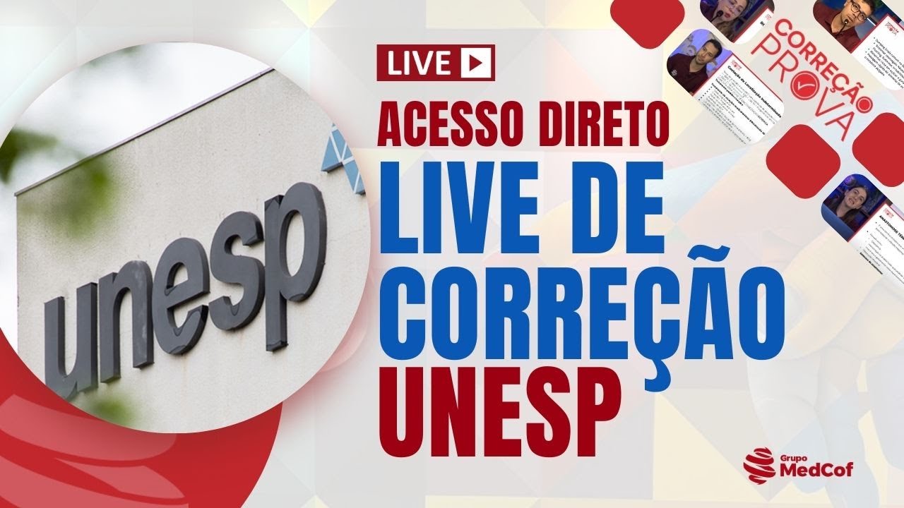GABARITO UNESP Acesso Direto | Resid&ecirc;ncia M&eacute;dica 2026 &ndash; Corre&ccedil;&atilde;o da Prova UNESP Acesso Direto