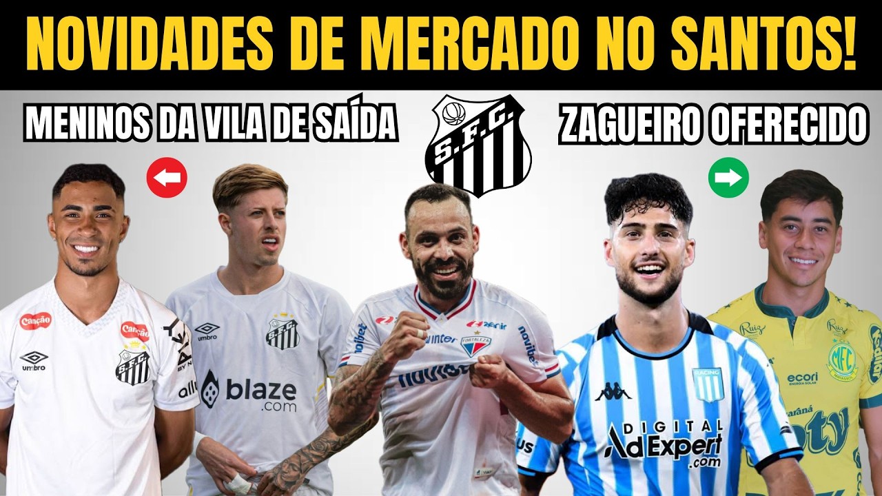VAI E VEM DO SANTOS: 3 MENINOS DE SAÍDA, ZAGUEIRO OFERECIDO E JOSÉ ALDO MELOU!