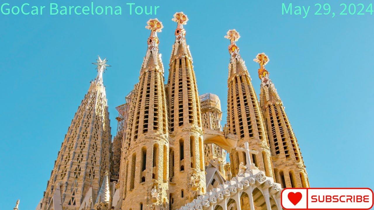 **4K** Spain | Barcelona | GoCar Electric Car Tour | May 28, 2024