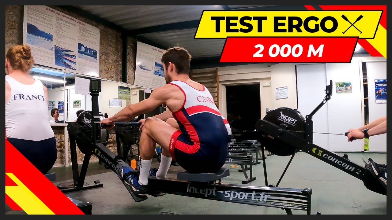 2 000m TEST Rameur (ça pique 😅) | Aviron 🚣🏻