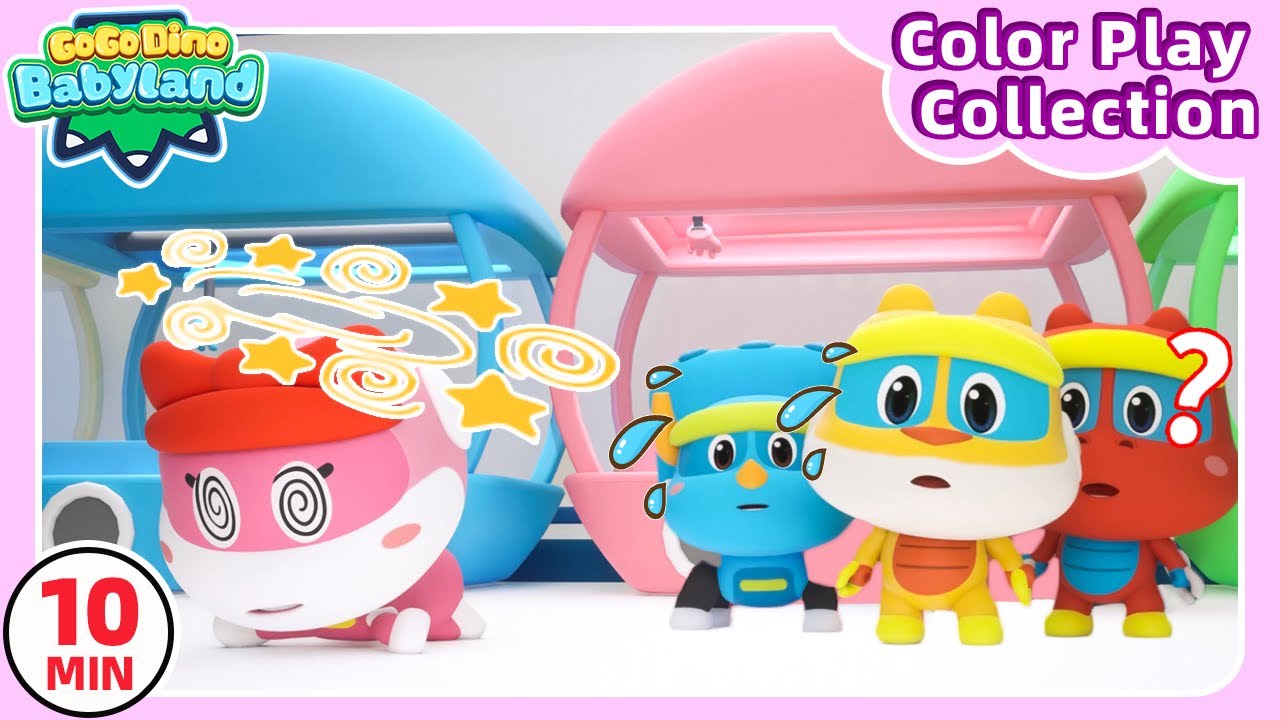 🌈 Learn Color with GoGo Dino Babyland| E04-06| Educational Game|Education for Kids|Preschool Cartoon