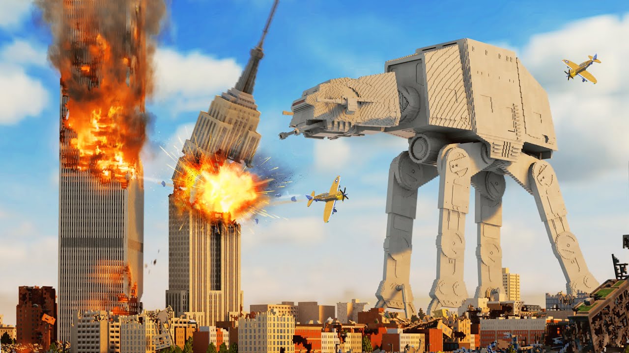 Realistic AT-AT Destruction 😱 Teardown