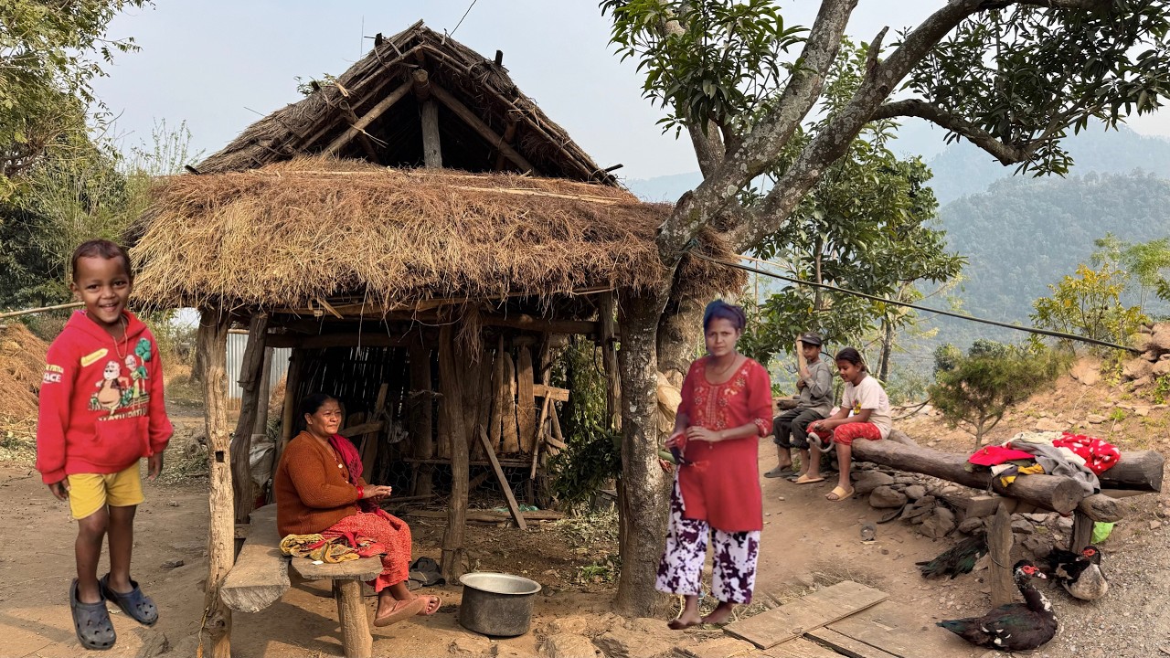 Simple Village Life | Beautiful People in Rural Nepal | Bijaya Limbu