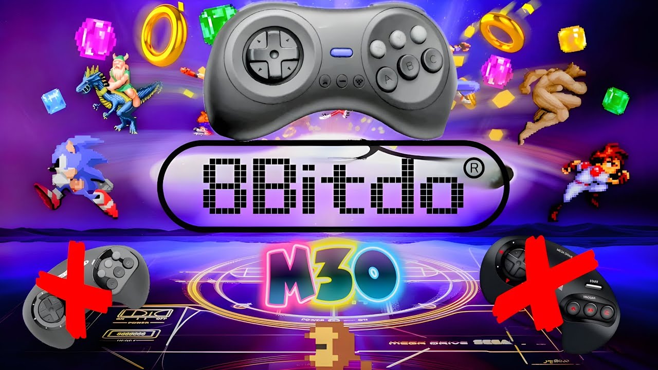 Ultimate Sega Genesis Controller Showdown! M30 2.4GHz Review + Update Guide & Gameplay