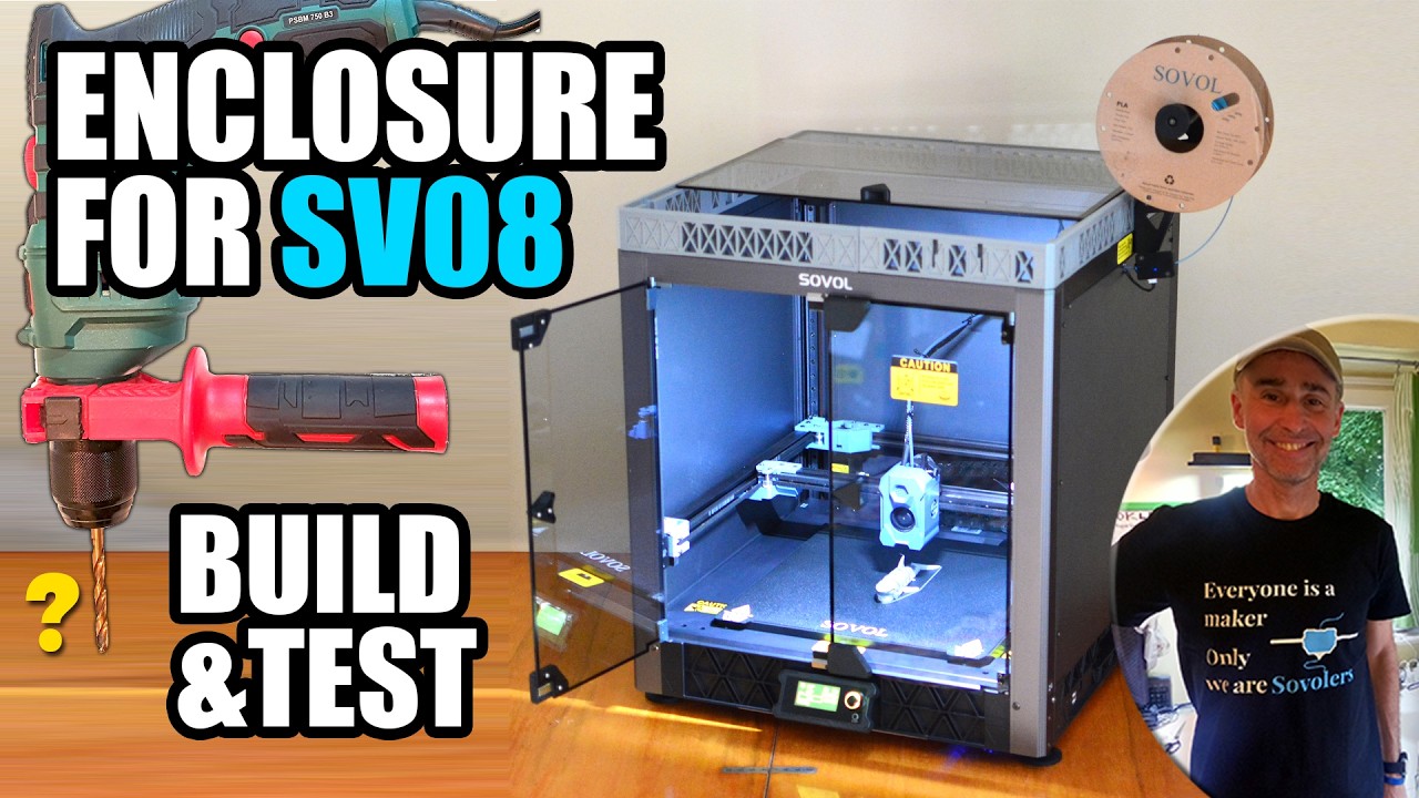 Sovol SV08 Enclosure: Looks Great, But Does It Work? 📦 Unboxing 🛠 Assembly 📐 Tests & Review
