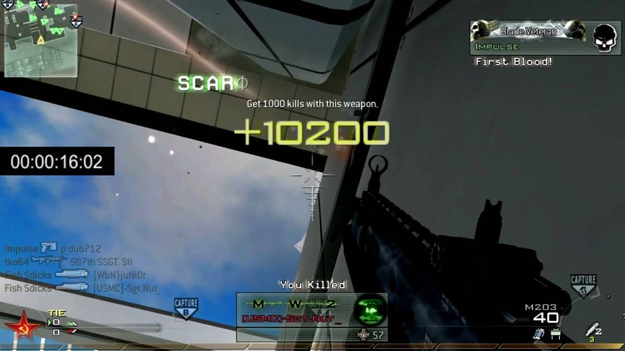 MWF2: Fastest Terminal nuke recorded 1:26 AC-130 (Fish Sdicks).