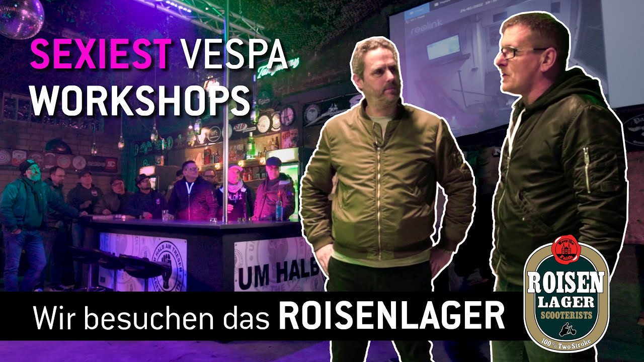 Zu Besuch im ROISENLAGER in LÜBECK | SEXIEST VESPA WORKSHOPS 🛵🔧