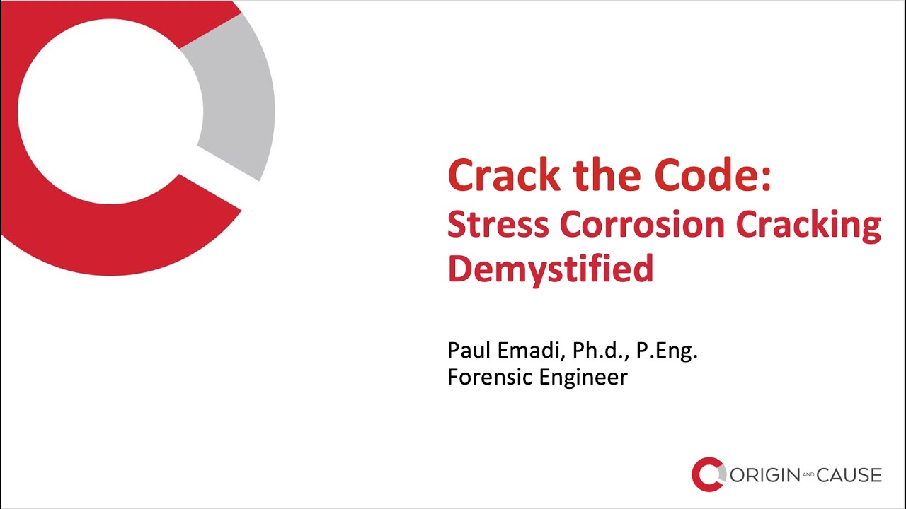 Crack the Code: Stress Corrosion Cracking Demystified