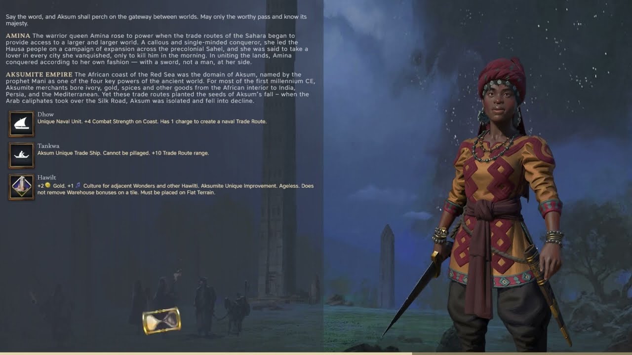 Amina Leads Askum in the Antiquity Age