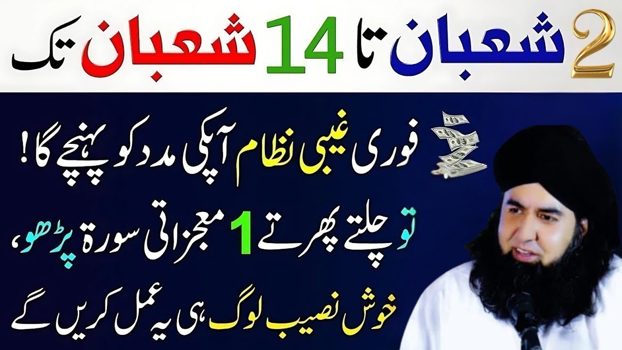 2 Shaban Se 14 Shaban 2026 Tak Allah Ki Ladli Surah Parho | Rizq Dolat Ka Wazifa | Dr Hammad Shafi 