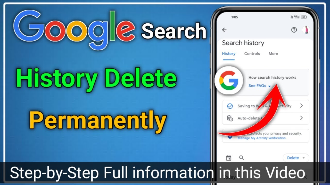 How to Delete Google Search History Permanently | Step-by-Step Guide 2025