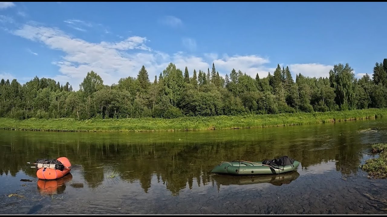 Пакрафты снова в деле в разгар лета
