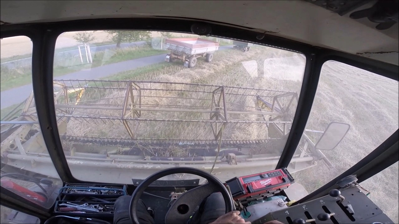 Fortschritt E512/ Weizen dreschen mit DDR Technik/ Cabview/ Teil 3