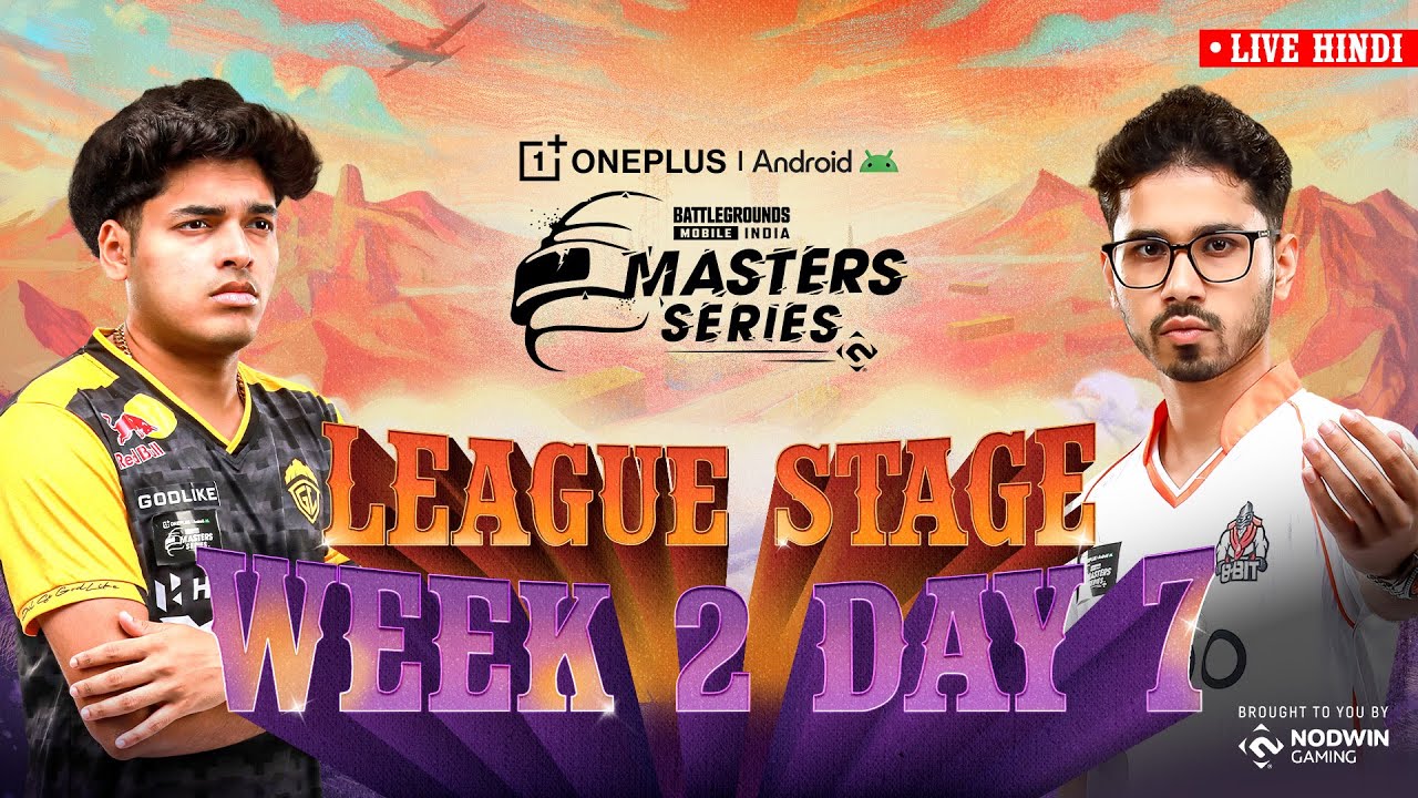 [HINDI] 2025 OnePlus Android BGMS Season 4 | League Week 2 - Day 7