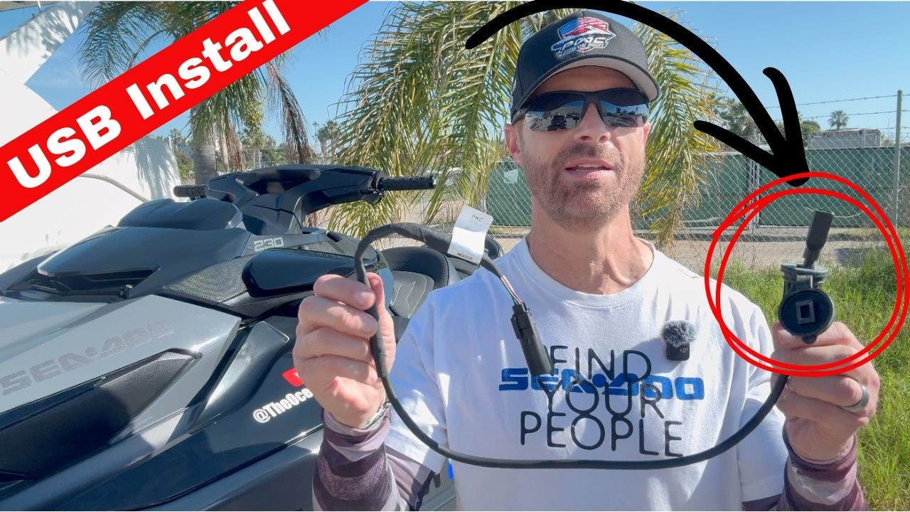 Как установить USB-порт на гидроцикл Sea Doo