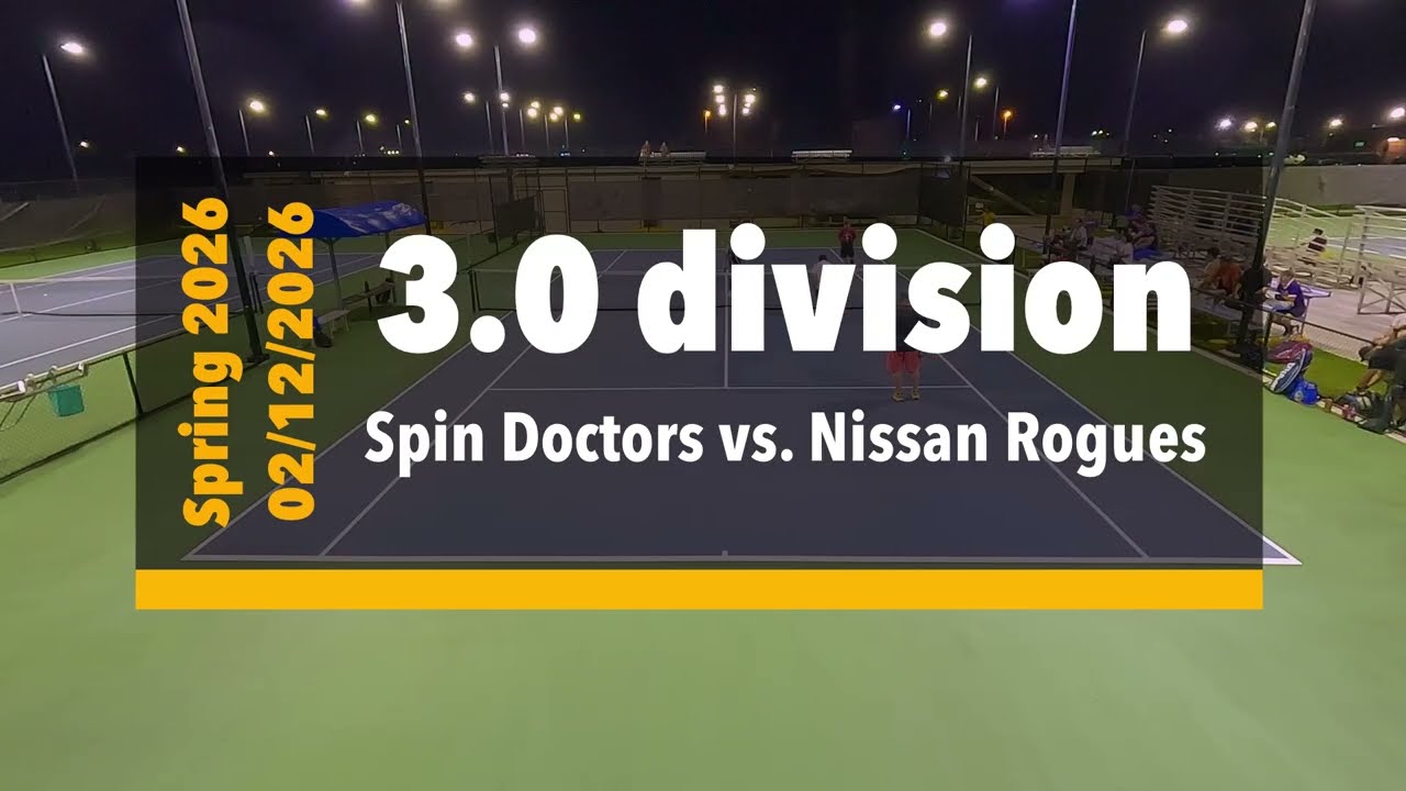 3.0 div. - Spin Doctors vs. Nissan Rogues (02/12/2026) - Guam tennis
