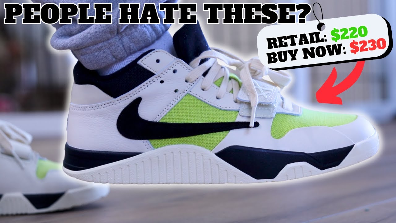 Jordan Jumpman Jack TR Travis Scott Bright Cactus Sneakers Flopped?