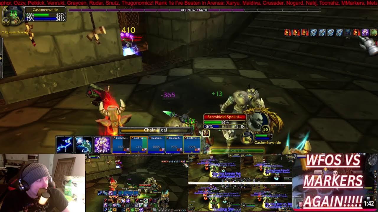 Manually Multiboxing 5 Ele Dungeon Spam (Level 54) | TBC!