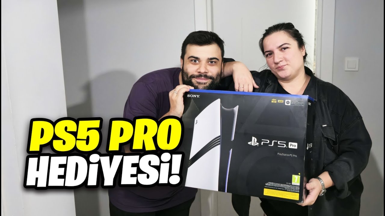 DİLARA HAYALİM OLAN HEDİYEYİ ALDI! PS5 PRO GÖREN MASUM EŞ 🎮
