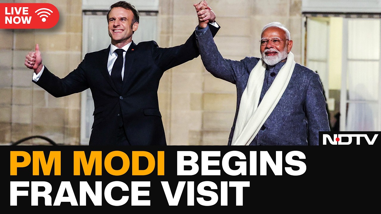 PM Modi LIVE | PM Modi Deprats For France | Emmanuel Macron | India-France Ties
