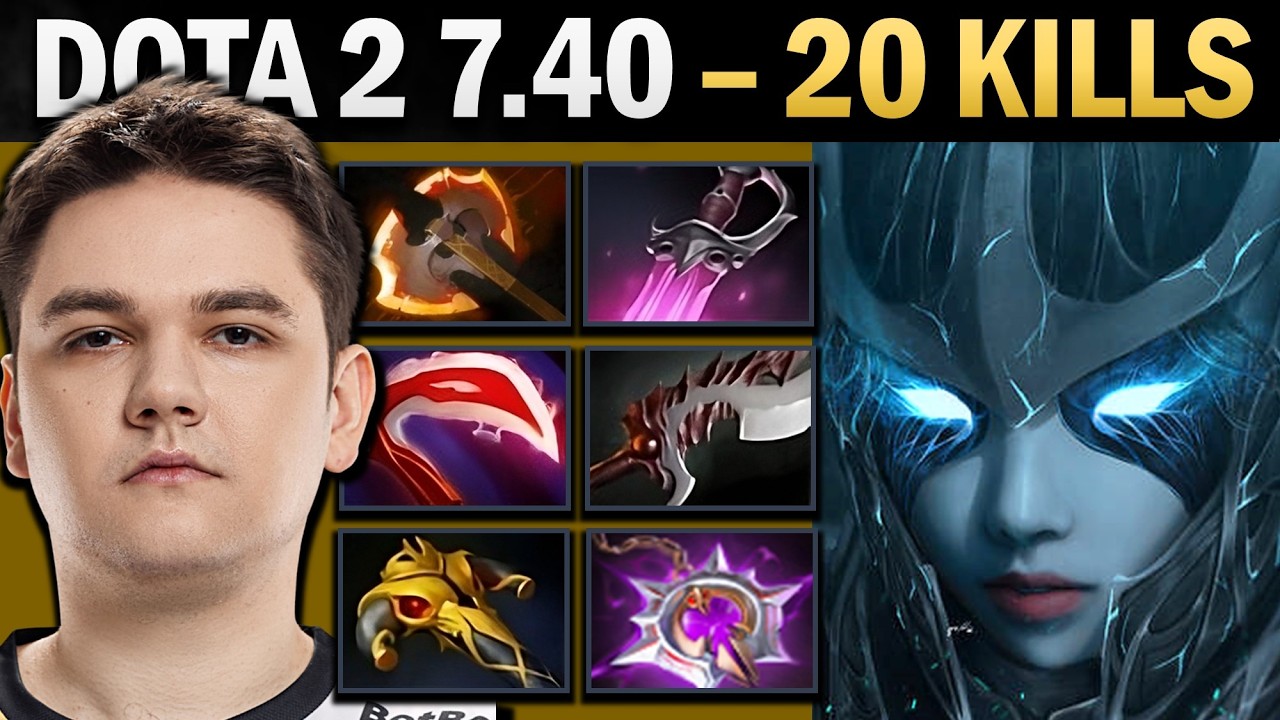 Phantom Assassin Pro Carry with Khanda and 20 Kills - Dota Gameplay