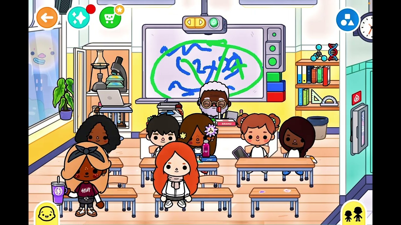 Toca Boca school part two2!😀