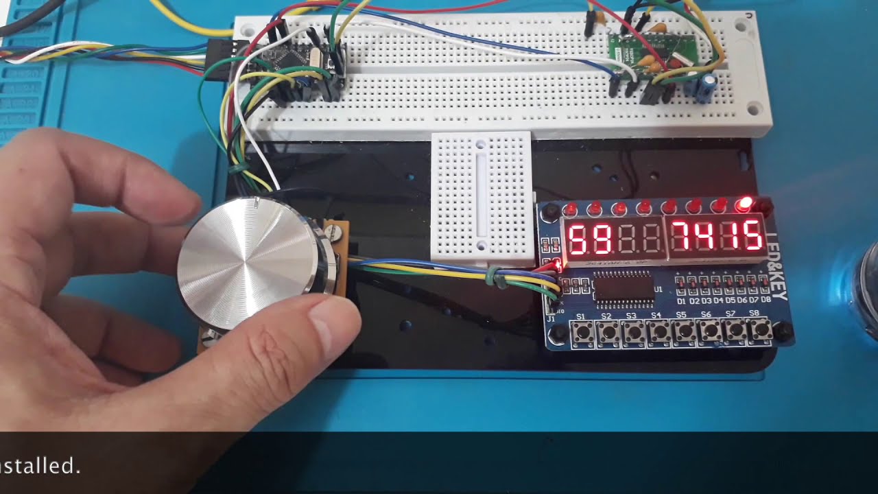 FM, AM and SSB receiver with Arduino and TM1638 7 segments display device