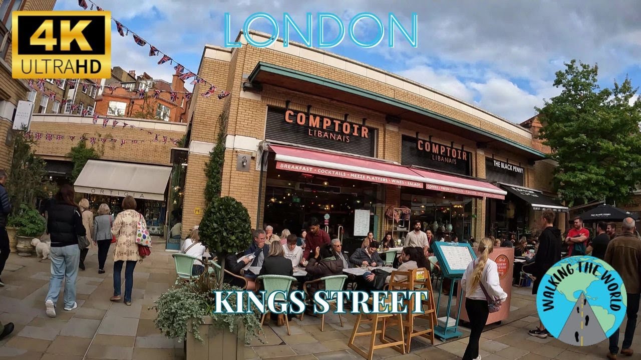 King's Street 4k walking tour in London England UK