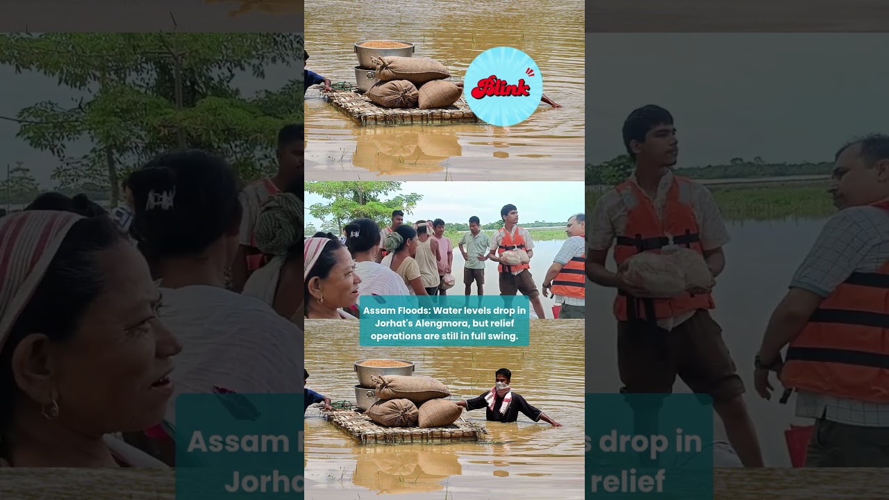 Assam Floods: Relief Efforts Continue in Jorhat's Alengmora as Floodwaters Recede | Ground Report