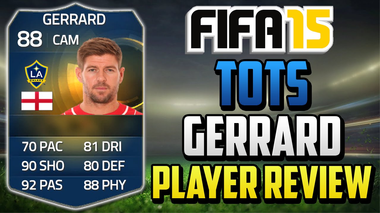 Fifa 15 TOTS Gerrard Review (88) w/ In Game Stats & Gameplay - Fifa 15 Player Review