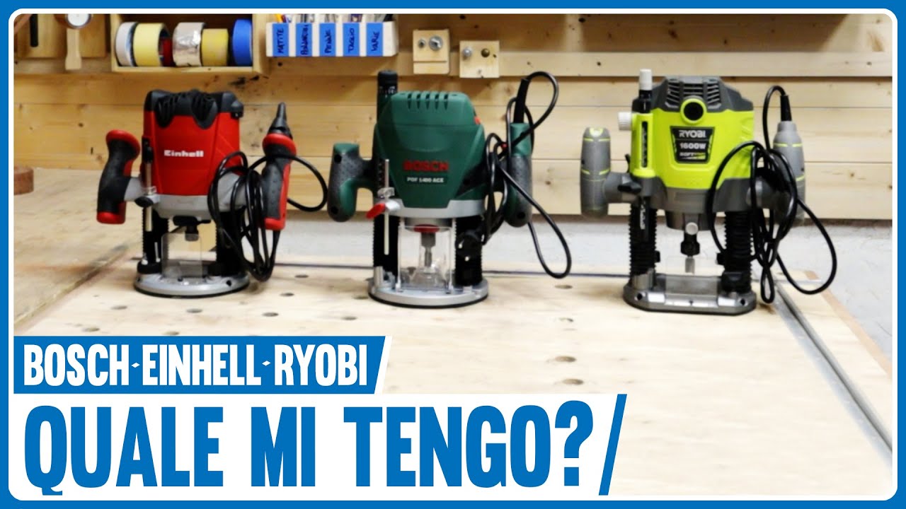 Bosch, Einhell o Ryobi, quale mi tengo?