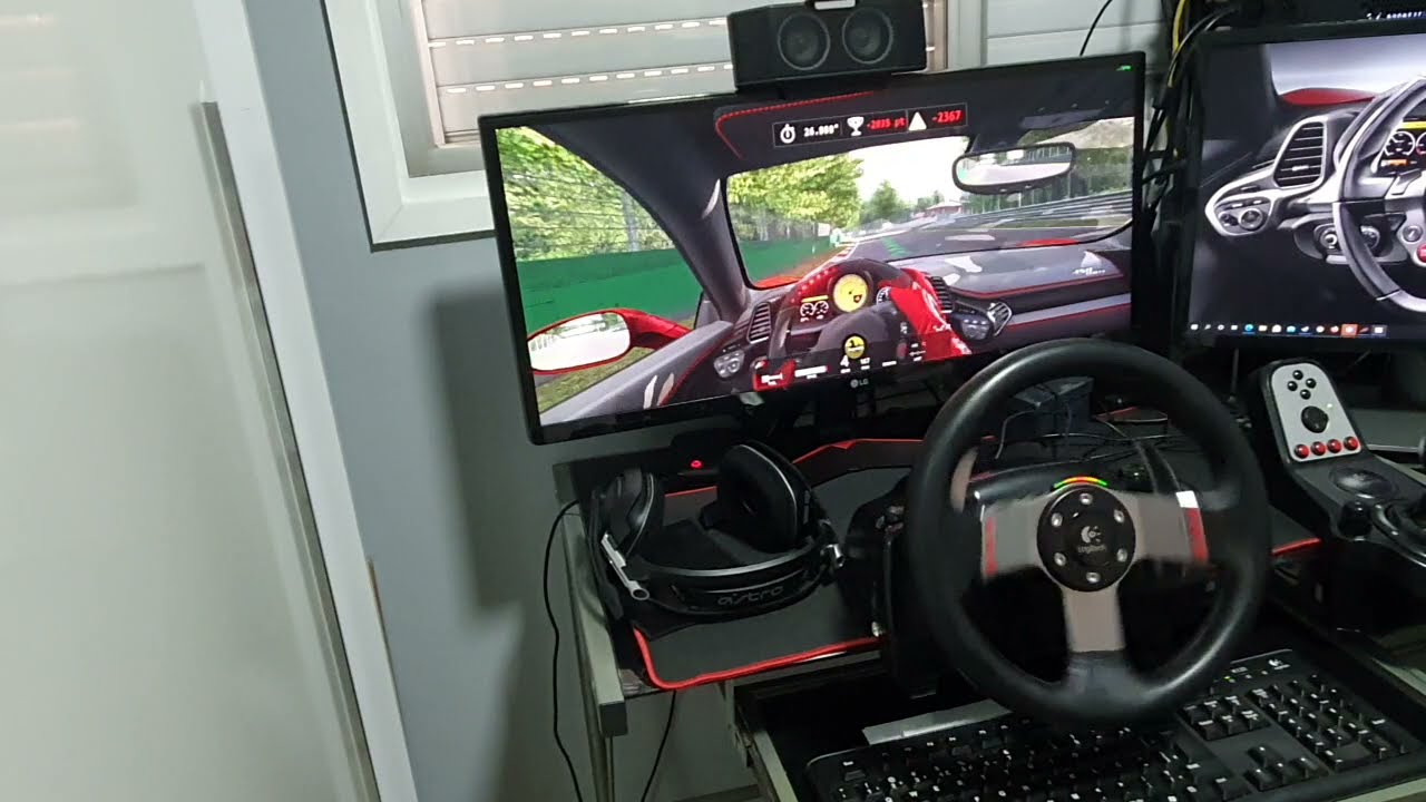 Como fazer a montagem do  volante Logitech g27 na mesa ou cockpit - passo a passo 2021