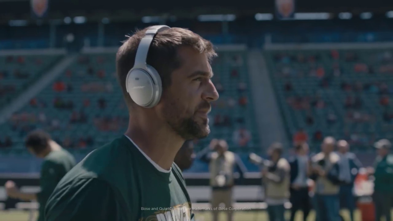 Bose & NFL   Aaron Rodgers   Focus  On &ndash; Adfilms, TV Commercial, TV Advertisments