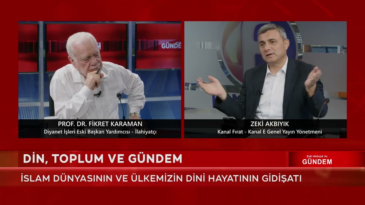 Zrki Akbıyık İle Gündem Özel Prof Dr Fikret Karaman 18 07 2025