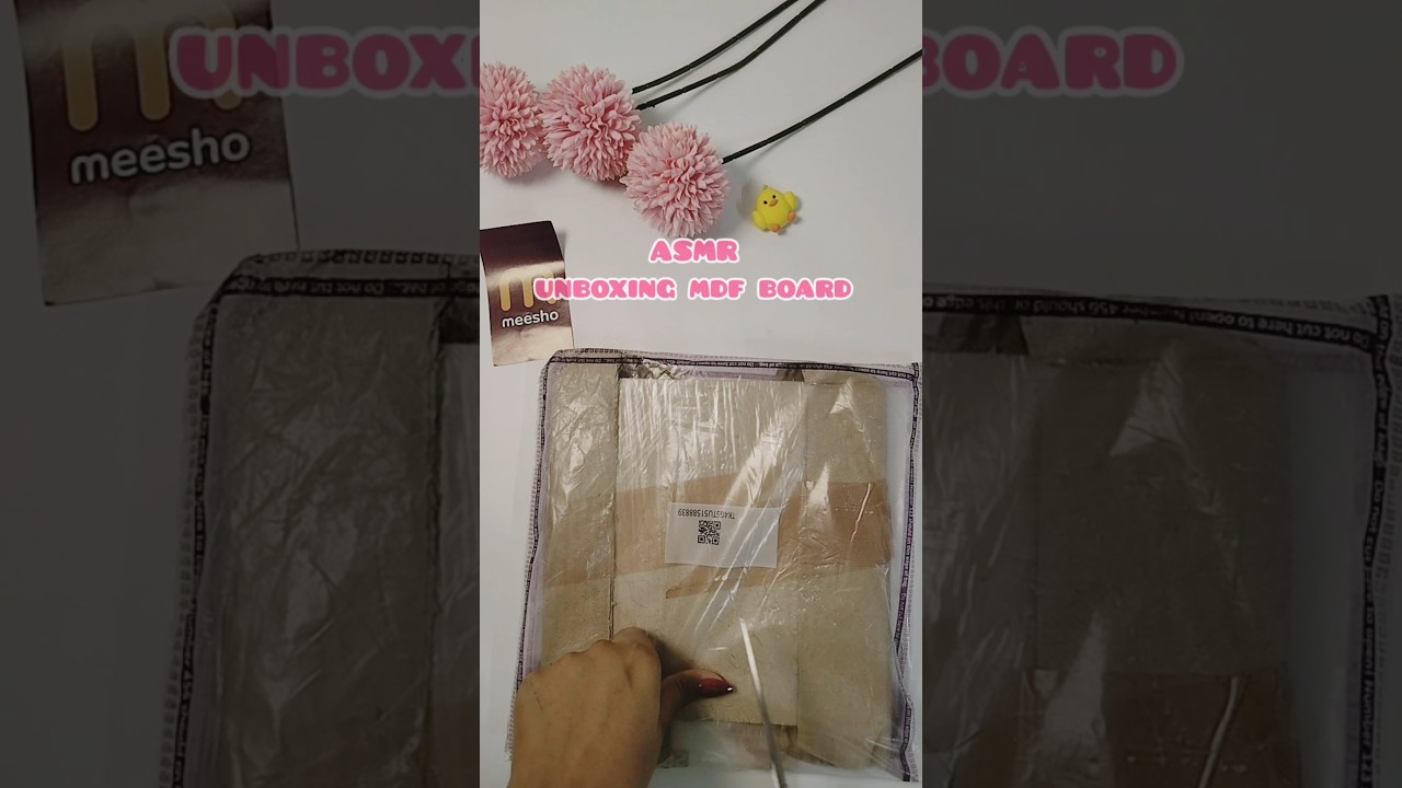 ASMR Unboxing MDF Art Board 🪵✨ | Satisfying Sounds