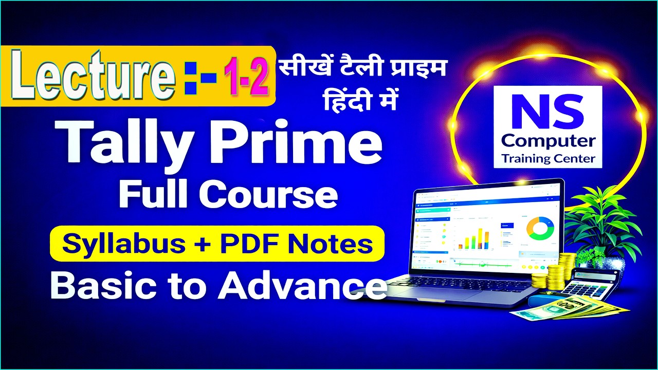 Tally Prime & Gst Full Course Day By Day Tally Introduction Class Job Oriented Course 🙏🙏🙏1, 2 Part