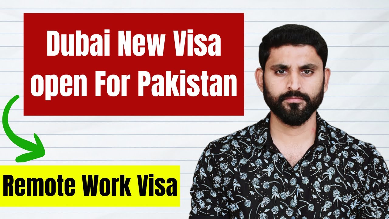 GOOD NEWS FOR PAKISTAN / DUBAI REMOTE WORK VISA IS OPEN | UAE LAUNCH NEW VISA # viral #raittech #yt