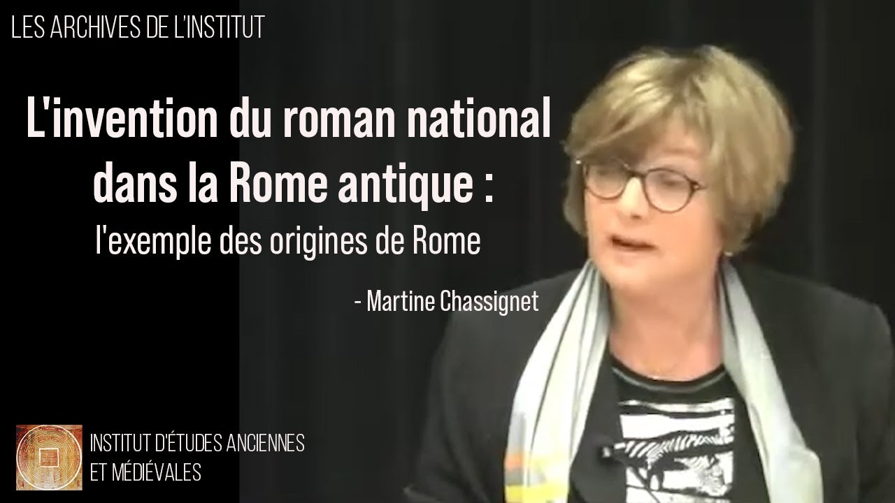 Martine Chassignet : &laquo; L'invention du roman national dans la Rome antique &raquo;. (Archives)