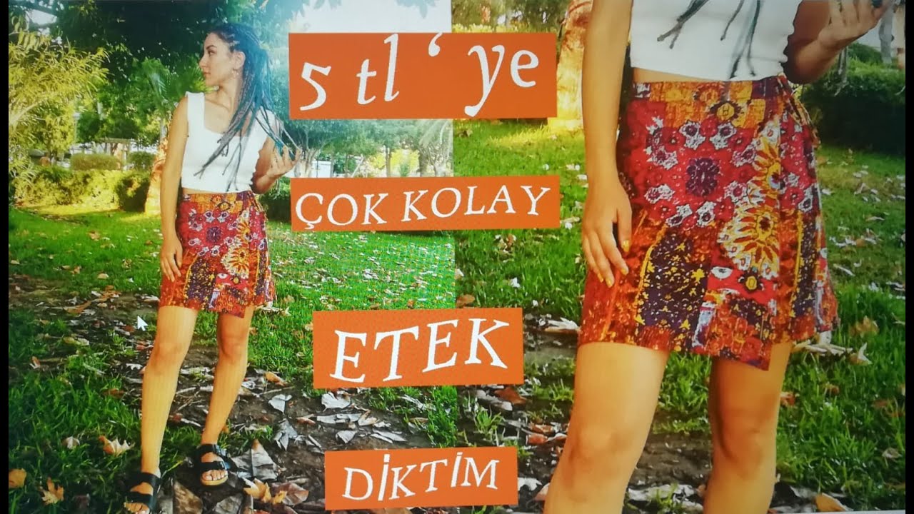 5 TL'YE ÇOK KOLAY ETEK DİKTİM / KOLAY ETEK DİKİMİ / KRUVAZE ETEK / KALIPSIZ / DERYA AKINCI